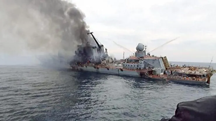 Украина стала первой страной, которая уничтожила ракетный крейсер во время войны