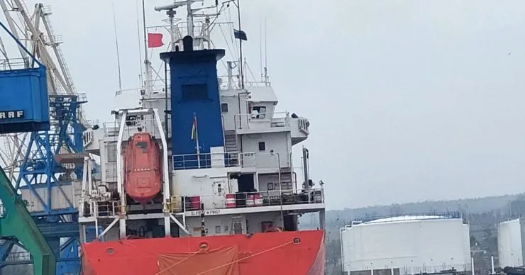 Керченський порт: Росія експортує українське зерно та зріджений газ