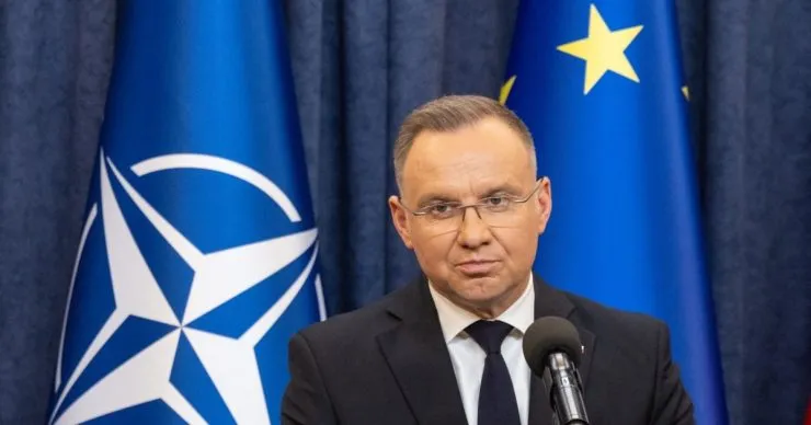 Президент Польщі Анджей Дуда прибув до Києва для зустрічі з Володимиром Зеленським