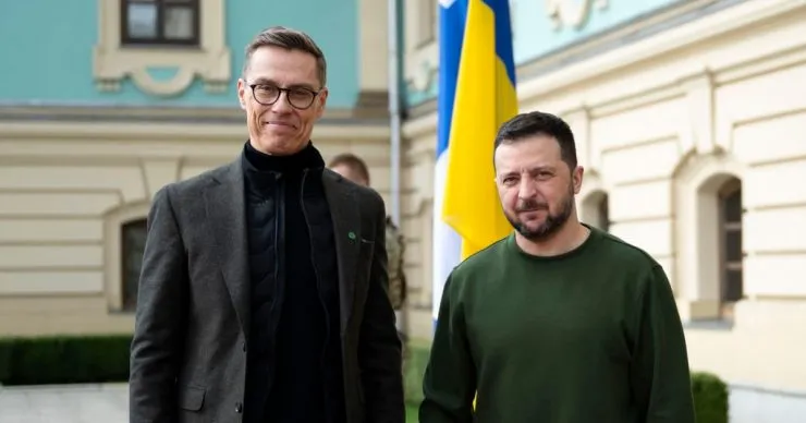 Президент Финляндии Александр Стубб прибыл в Киев для переговоров с Зеленским