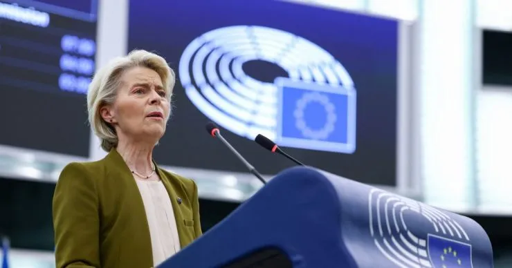 Фон дер Ляєн заявила про цілеспрямовану гібридну війну росії проти Європи