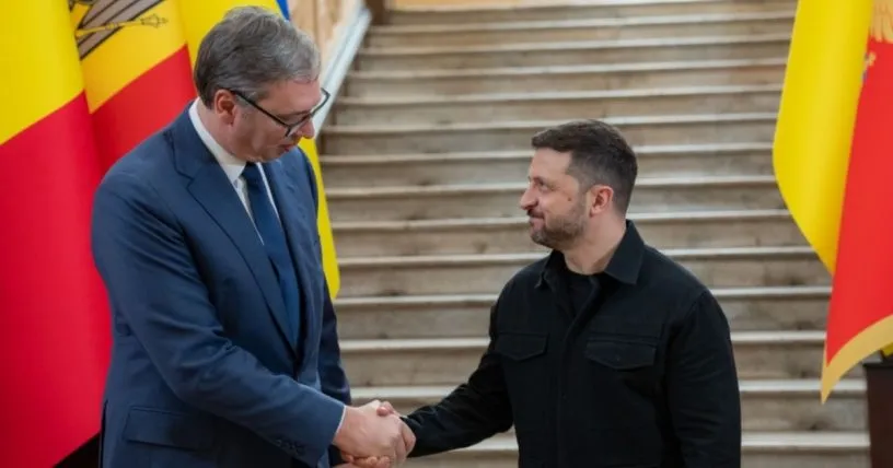 Зеленський за відновлення переговорів про вільну торгівлю із Сербією