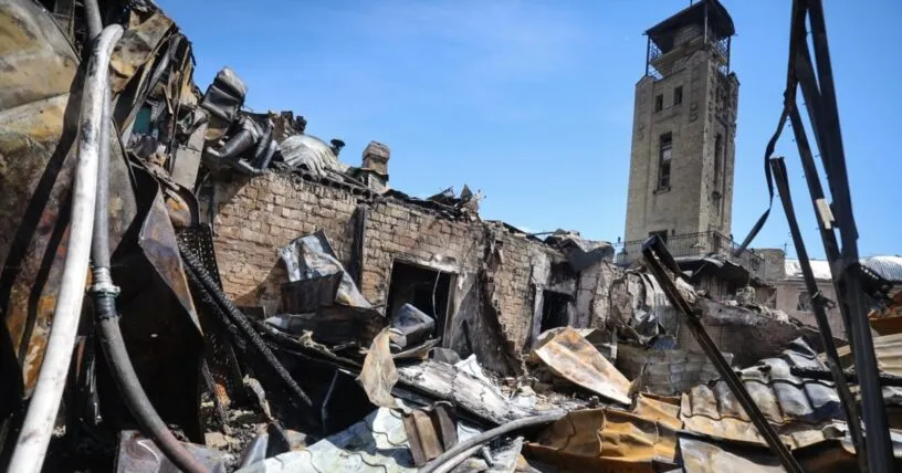 Поранено водія бензовозу під час атаки на Київщину